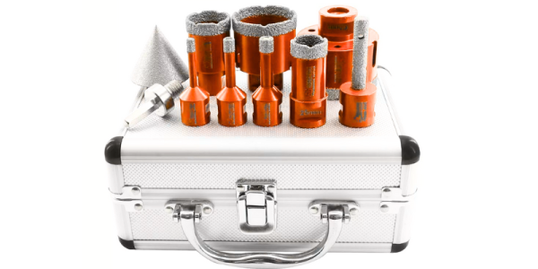 TKQ-01 10pcs Diamond Drilling Core Bits for Porcelain Tile & Marble - OEM & ODM Solutions for Distributors, Wholesalers, and Importers