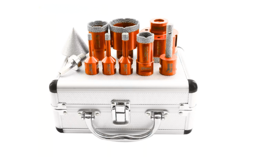 TKQ-01 10pcs Diamond Drilling Core Bits for Porcelain Tile & Marble - OEM & ODM Solutions for Distributors, Wholesalers, and Importers
