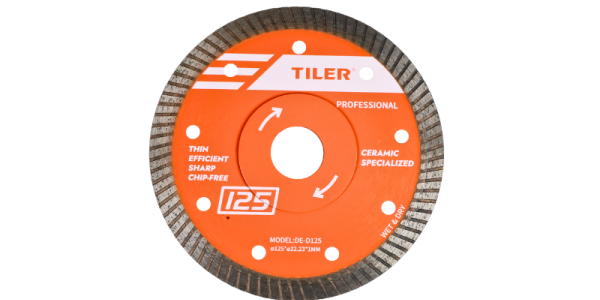 Diamond Disc DE-D125 for Electric Slab Cutter | High-Quality Diamond | Precise and Efficient Cutting