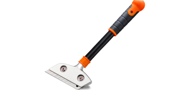 12" Long Extension Heavy Duty Floor & Wall Scraper TDC-A41104 4" Carbon Steel Blade Aluminum Handle Glue Floor Cleaning