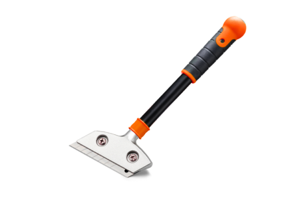 12" Long Extension Heavy Duty Floor & Wall Scraper TDC-A41104 4" Carbon Steel Blade Aluminum Handle Glue Floor Cleaning