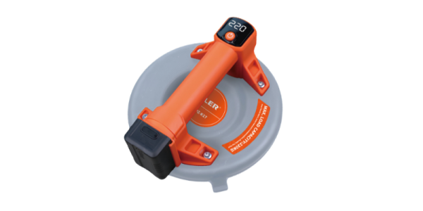 K02-01 Electric Suction Cup with 2 Removable Li-ion Batteries 2000mAh - 220kgs Load Capacity, 210mm Diameter, Removable Battery | Custom OEM/ODM Manufacturing