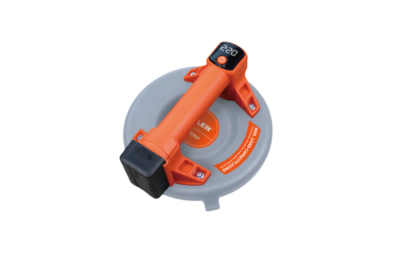 K02-01 Electric Suction Cup with 2 Removable Li-ion Batteries 2000mAh - 220kgs Load Capacity, 210mm Diameter, Removable Battery | Custom OEM/ODM Manufacturing