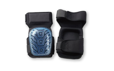 TILER Knee Pads 8129C-5B | Replaceable Rubber Straps & Flexible PVC Shell | Anti-slip Work Knee Protection for Tiling, Flooring & Construction