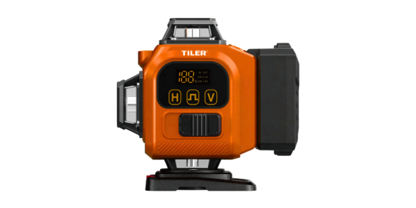 TILER TCJ-05B 16 Lines 360° 4D Laser Level with Digital Display | Heavy-Duty for Large Projects