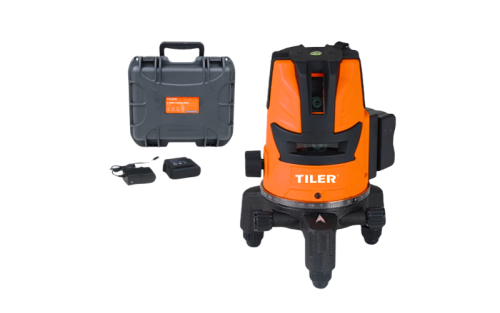TILER TCJ-02 5 Lines Green Beam Laser Level | Professional Supplier for Tiling & Construction