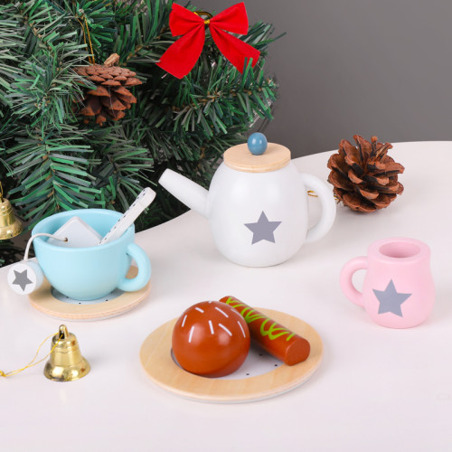 America Tea Pot Set  Free colloction, American afternoon tea,Interactive games, Role play,Christmas Birthday Gift for Kids Girls 3 4 5 Years Old