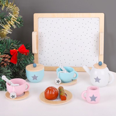 America Tea Pot Set  Free colloction, American afternoon tea,Interactive games, Role play,Christmas Birthday Gift for Kids Girls 3 4 5 Years Old