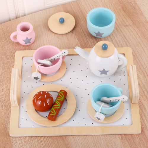 America Tea Pot Set  Free colloction, American afternoon tea,Interactive games, Role play,Christmas Birthday Gift for Kids Girls 3 4 5 Years Old