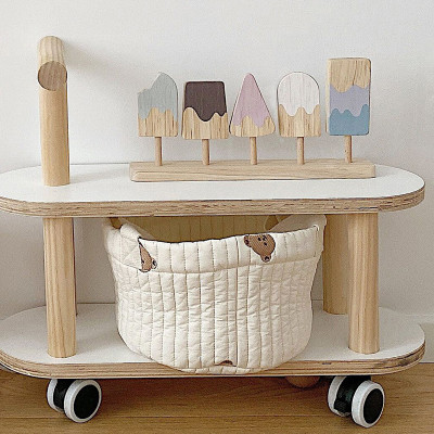 Ice Cream & Popsicle Set， Food，Role playing ,Family games，Christmas Birthday Gift for Kids Girls 3 4 5 Years Old