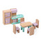 22pcs furnitures，Role play, House， Family games，Christmas Birthday Gift for Kids Girls 3 4 5 6 7 Years Old