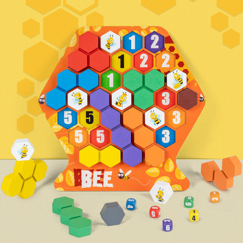 Changeable Honeycomb ，Blocks， Construciton，Education，Puzzle, Christmas Birthday Gift for Kids Girls 3 4 5 Years Old