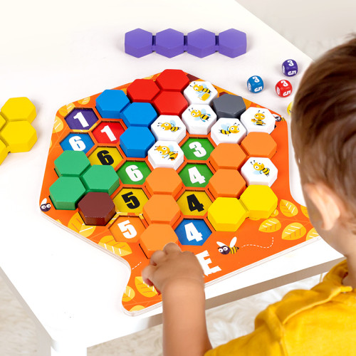 Changeable Honeycomb ，Blocks， Construciton，Education，Puzzle, Christmas Birthday Gift for Kids Girls 3 4 5 Years Old