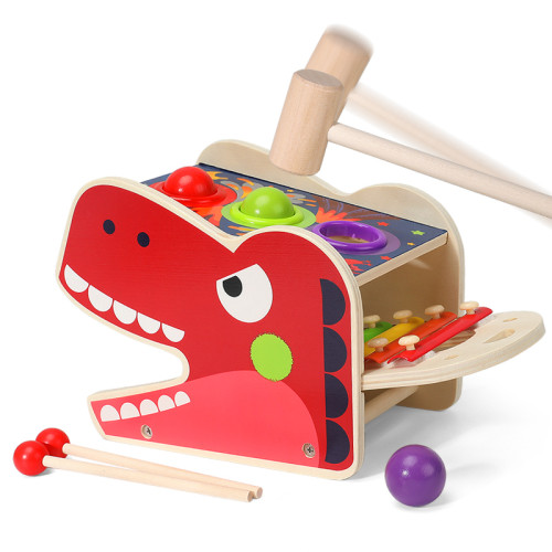Trrannosaurus Rex Knocking Pianl Toys,Christmas Birthday Gift for Kids Girls 3 4 5 Years Old