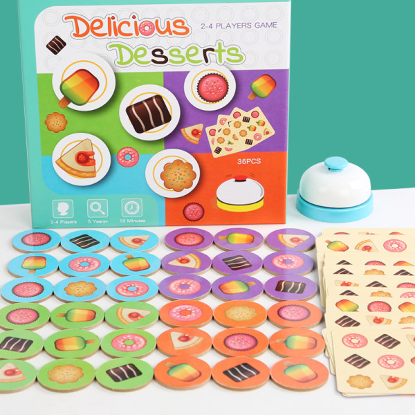 Dessert Battle Game，Food, Card, Ages 6+, 2-8 Players,30 Minutes playing time, Assorted,OEM, ODM, Christmas Birthday Gift for Kids Girls 3 4 5 Years Old