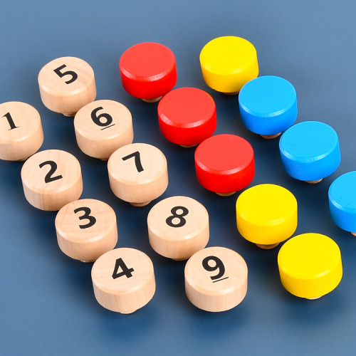 Screw Block Pairing， Puzzle，Game，  Multiple ways to play,Gifts for kids 2-3-4-5-6-7years，Ages3+, 2-3 Players,15 Minutes playing time, Assorted