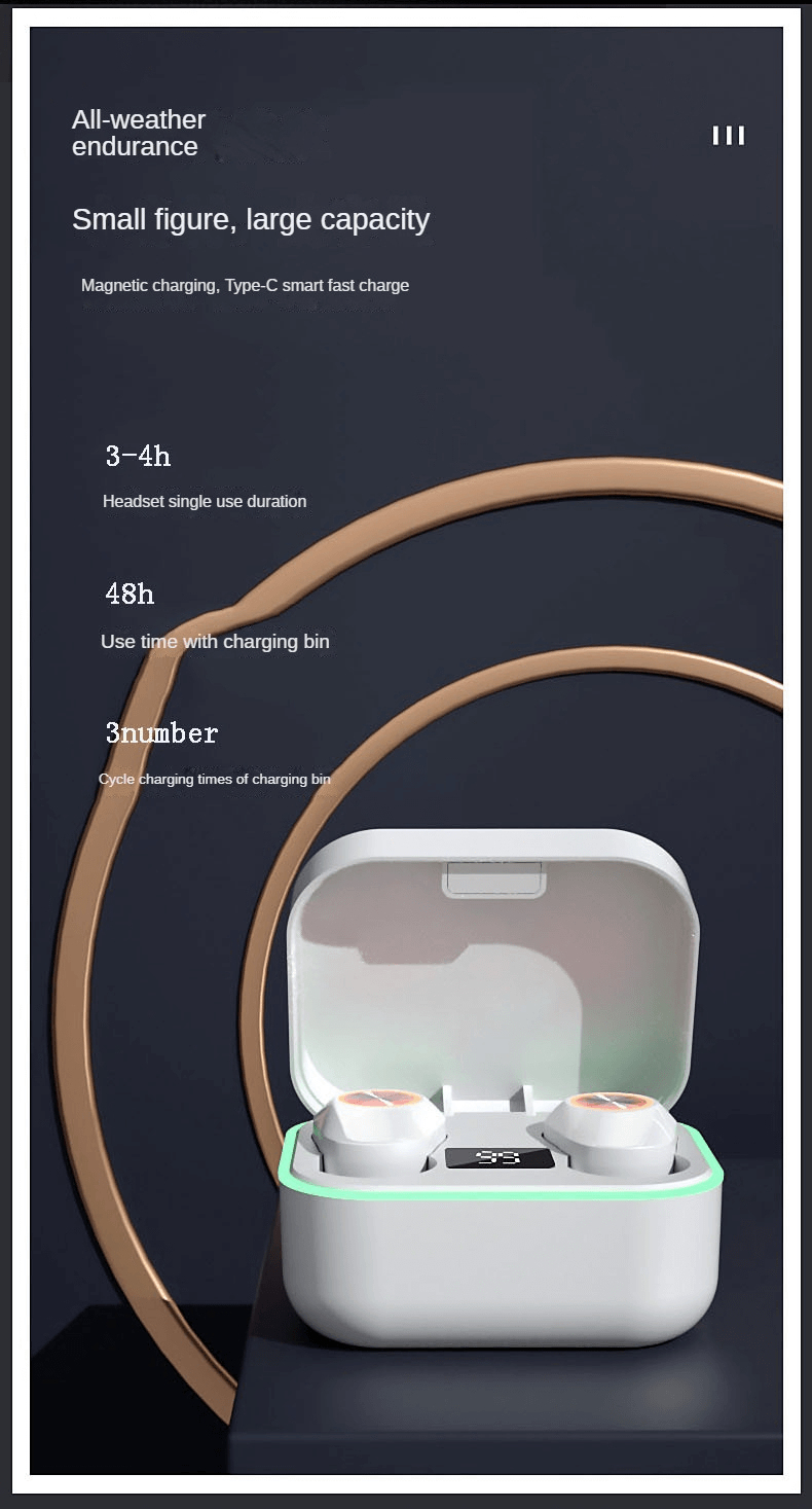 earphones with charging case