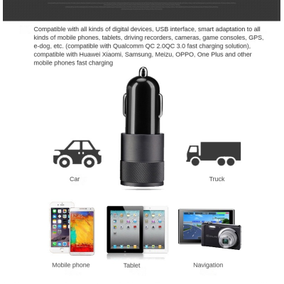 40W*2 iphone car charger| usb c car charger |  car fast charger for QC mobile phone OED/ODM also