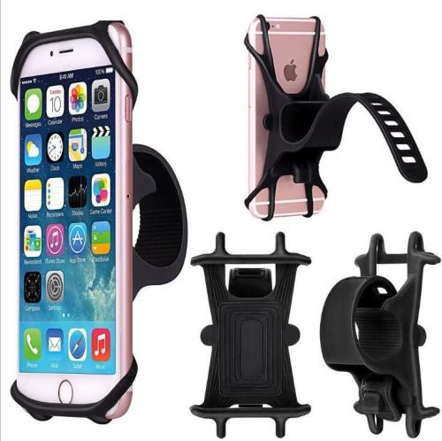 Silicone strap bicycle motorcycle phone holder Motorcycle  GPS mobile phone holder shockproof supply