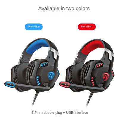 7.1-channel colorful LED lighting esports head-mounted gaming headset with microphone| wholesale/OEM