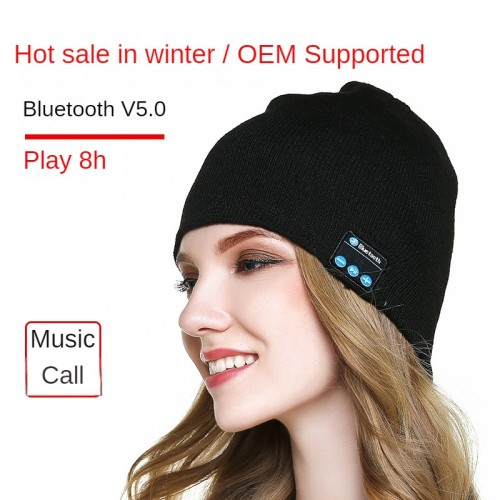 Hot selling wireless Bluetooth cap call music stereo knitting Bluetooth headset cap | wholesale/OEM