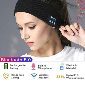 Removable Sweat Absorbing Hair Band Bluetooth Sports Headband | wholesale/OEM/ODM