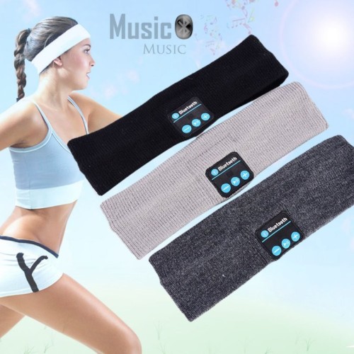 Removable Sweat Absorbing Hair Band Bluetooth Sports Headband | wholesale/OEM/ODM