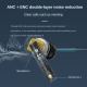 ANC noise cancelling headphones Wireless in ear 2  ENC microphonegame headset IPX 6 waterproof