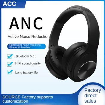 New ANC Active Noise Reduction Headworn bluetooth headset earbuds bluetooth wholesale/OEM/ODM