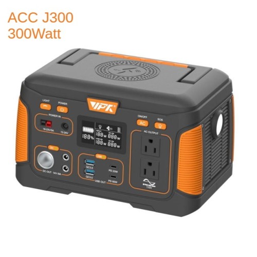 ACC J300 Multi functional solar powered generator 300W optional multinational plugs | wholesale/OEM