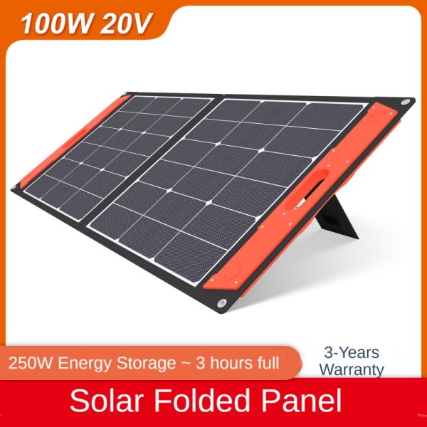 ACC JP100 100W 20V solar panel with folding bag multifunction for phone and appliance| wholesale/OEM