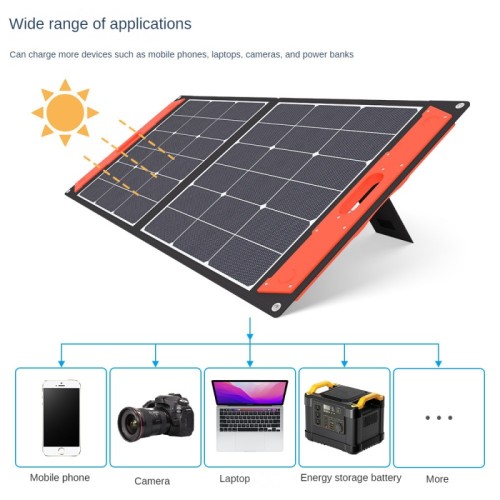 ACC JP100 100W 20V solar panel with folding bag multifunction for phone and appliance| wholesale/OEM