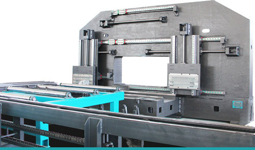 Overall structure of the YOMI 3D beam drilling machine drilling unit