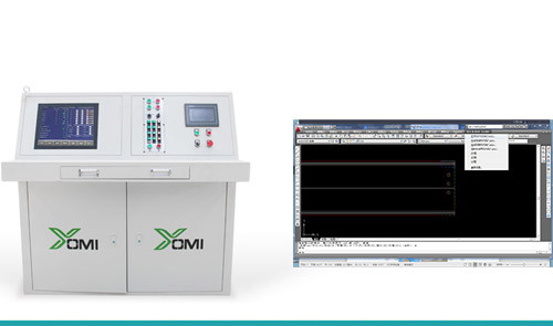 Easy operation control interface of the YOMI 3D beam drilling machine