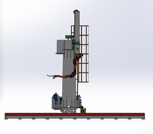 Cantilever Type Steel Structure Welding Robot