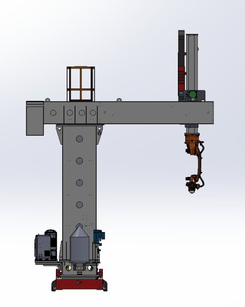 Cantilever Type Steel Structure Welding Robot