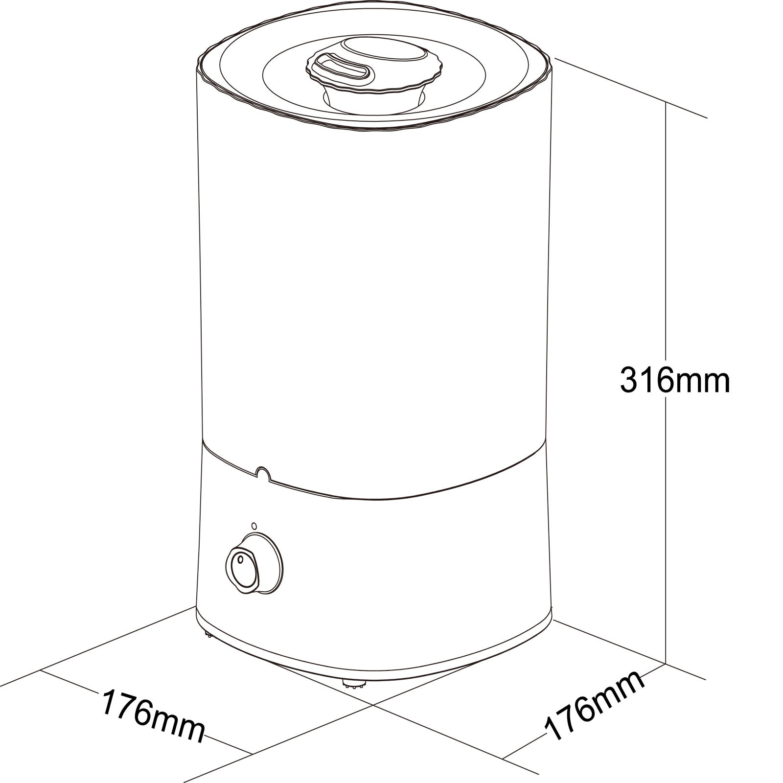 travel size personal Air Aroma humidifier