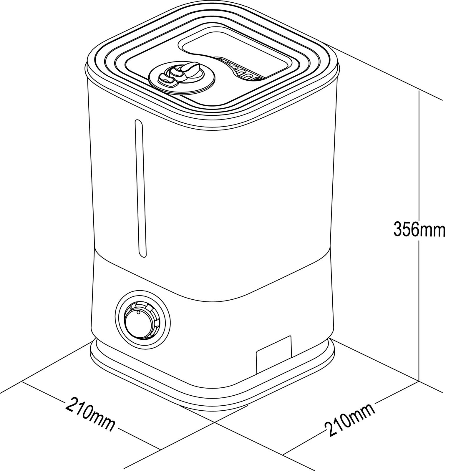 Large cool mist humidifier