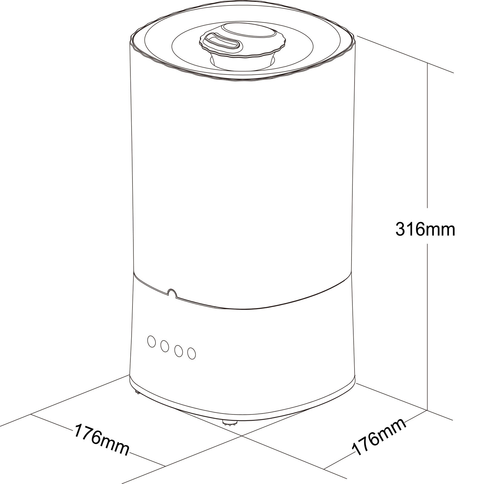 Mini Desktop air Humidifier