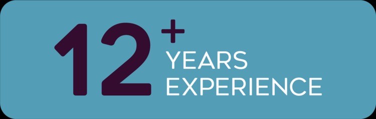 12 YEARS OF EXPERIENCE