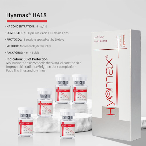 Mesoterapia Hyamax® HA18, Estética médica perfecta para la piel, Fabricación, Soporte al por mayor y personalizado