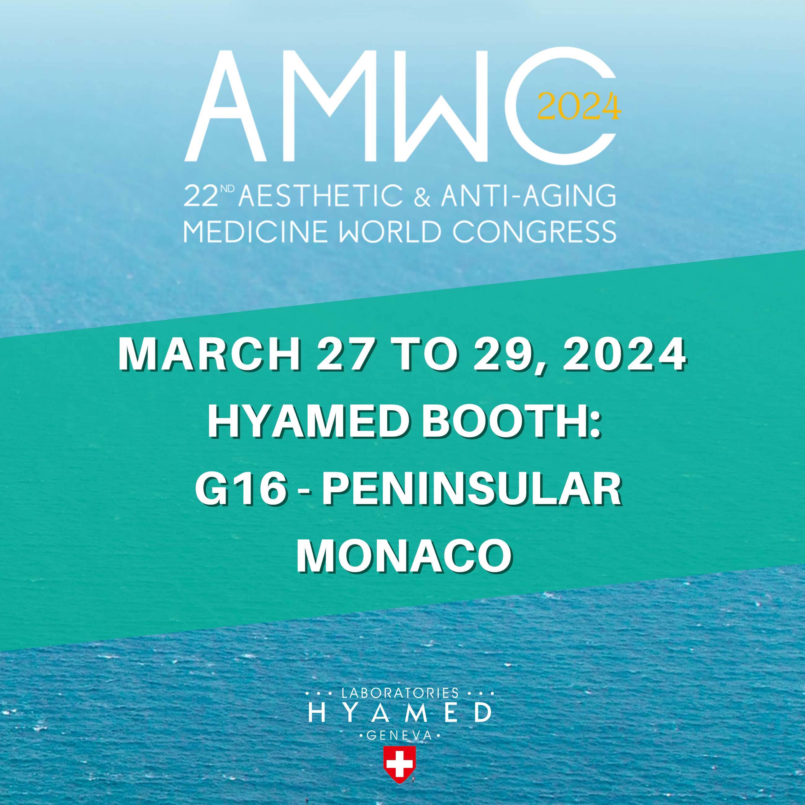 Hyamed exhibits at AMWC 2024