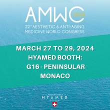 Hyamed exhibits at AMWC 2024