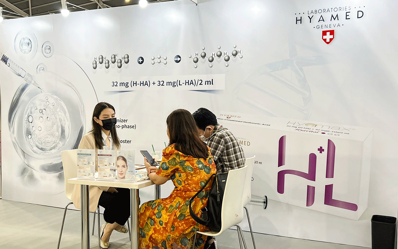 hyamx at singapore cosmoprof  