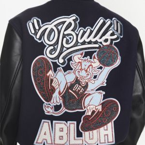 OEM Hip Hop Pilot  Sporty Patchwork Jacket Embroidered College Street  Skateboard Baseball Jacket