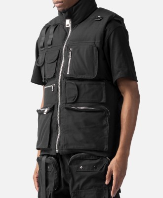 OEM jackets | Men's multi pockets jackets | Overalls vest | Black stand-up jacket | Utility jacket