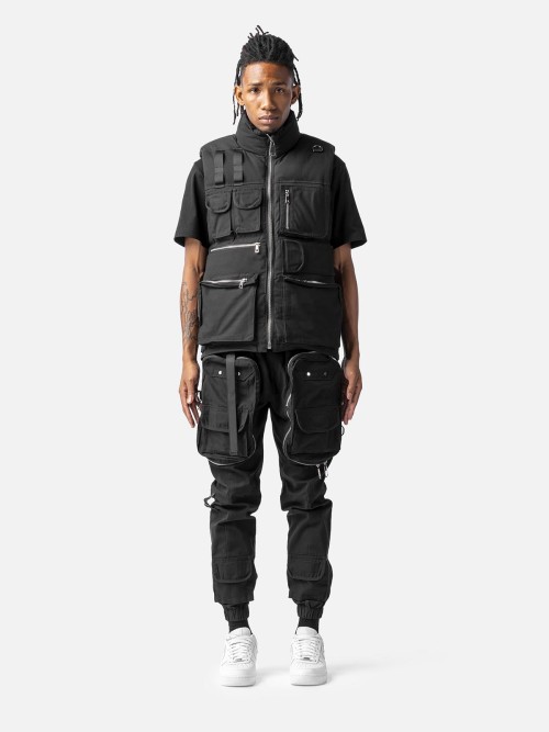 OEM jackets | Men's multi pockets jackets | Overalls vest | Black stand-up jacket | Utility jacket