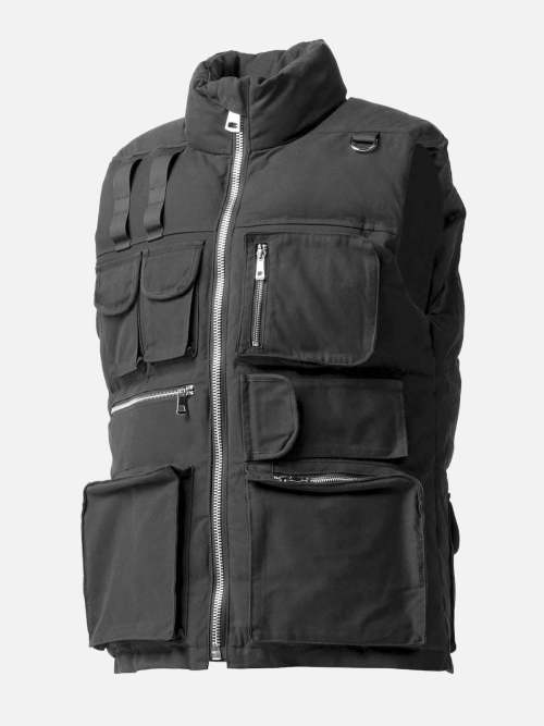 OEM jackets | Men's multi pockets jackets | Overalls vest | Black stand-up jacket | Utility jacket