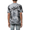 OEM High Quality Custom Logo Graphic Tie-Dye T-Shirts Washed Loose Fit Men's Oversized Hip Hop T-Shirts