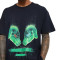 Casual Crew-neck Tee 100% Cotton Custom Print Streetwear Tall oversized Galaxy Chest printed T-shirt